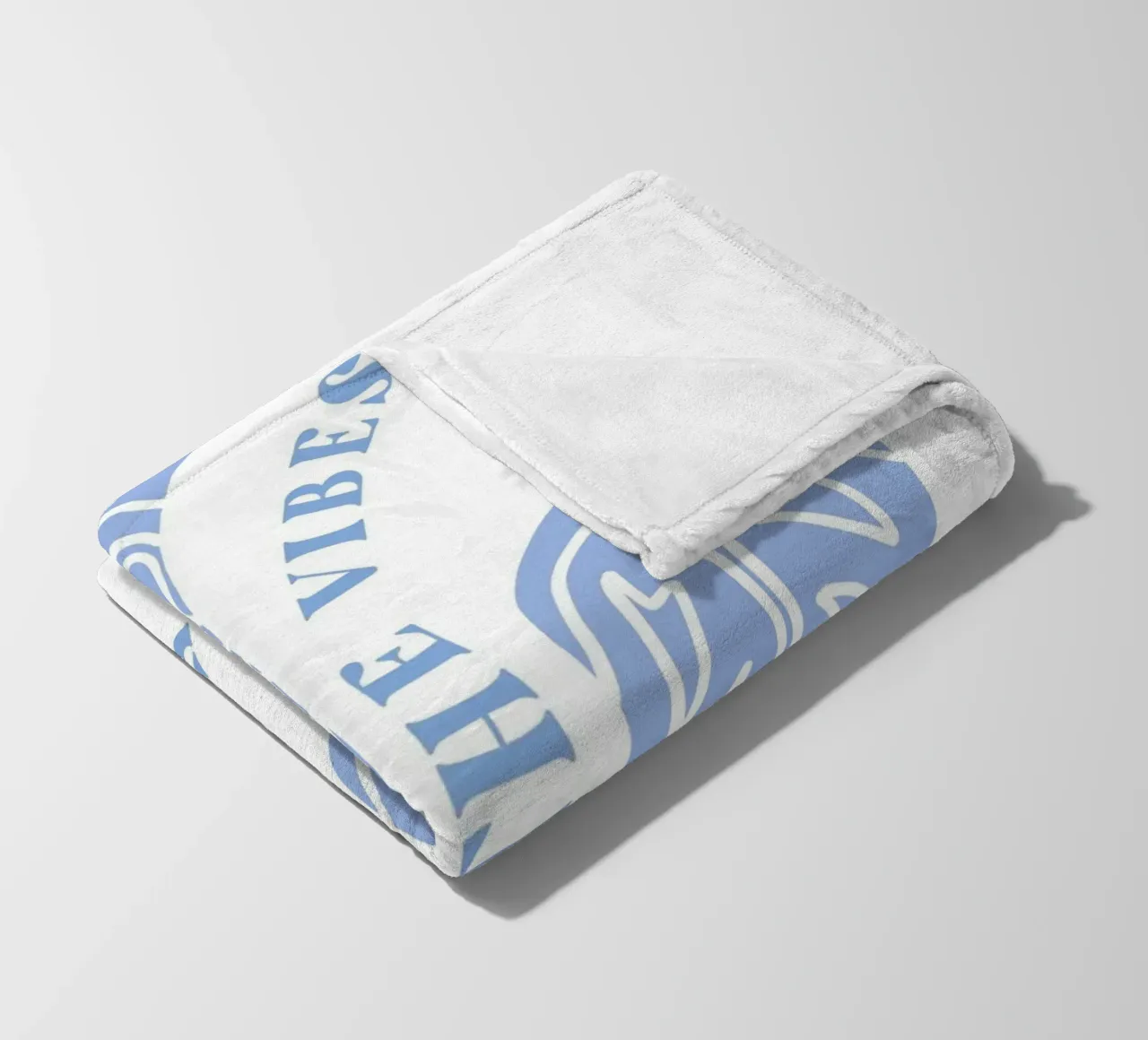 Go with the vibes fleece blanket by pdigitalprints