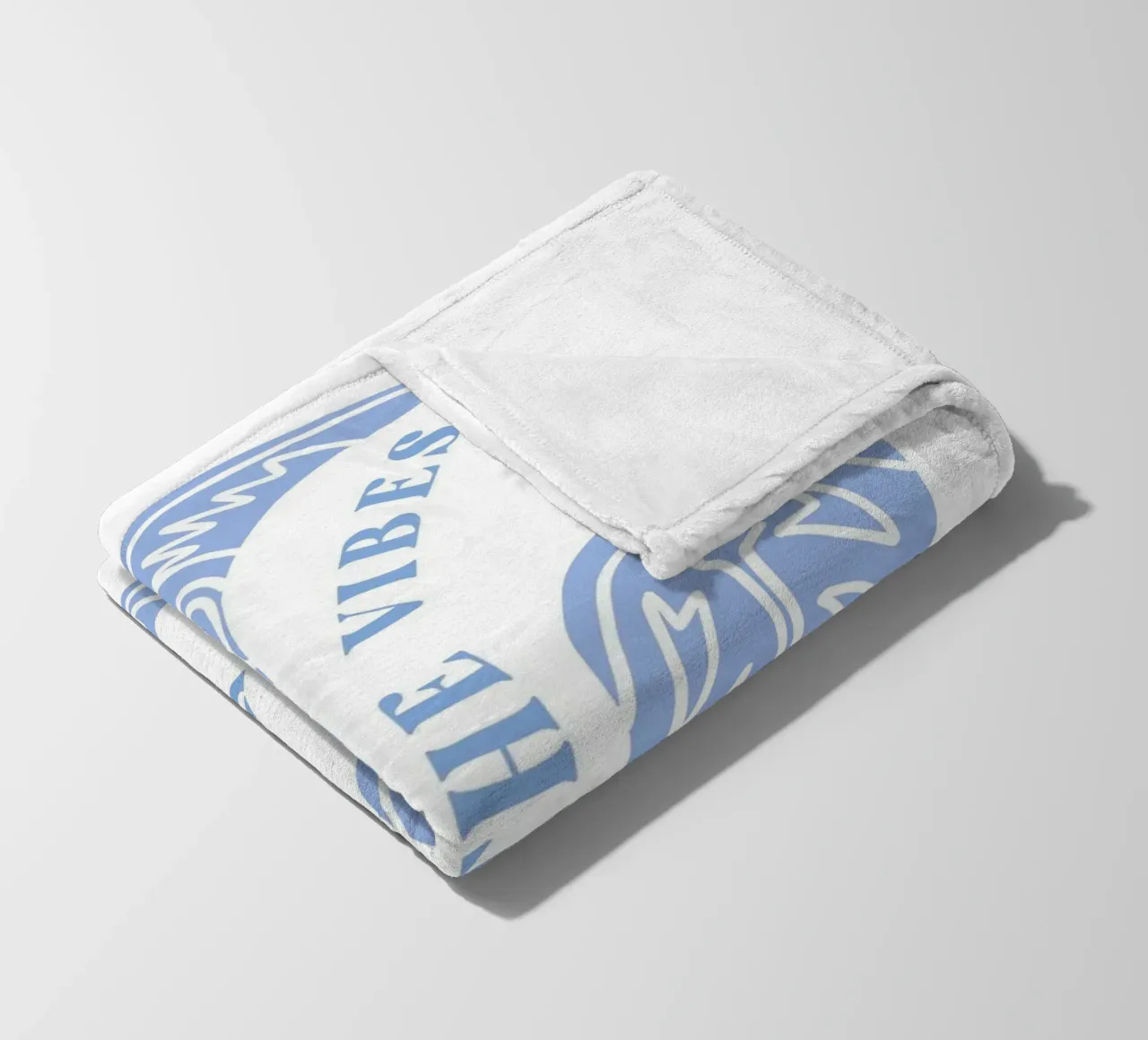 Go with the vibes fleece blanket by pdigitalprints