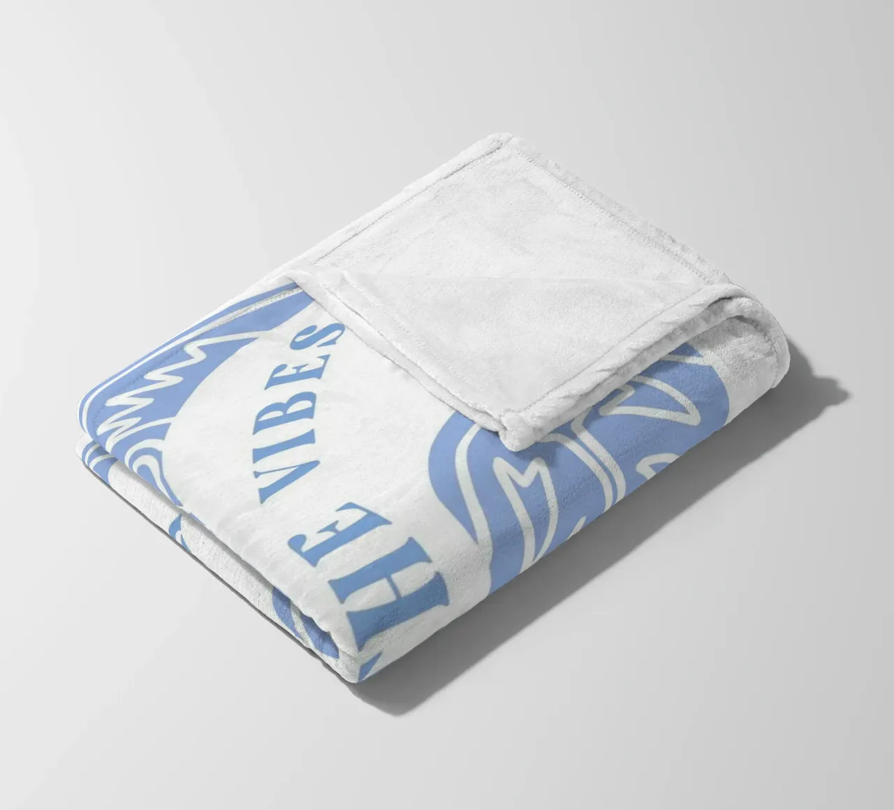 Go with the vibes fleece blanket by pdigitalprints