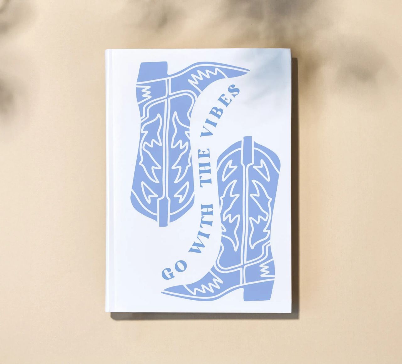 Go with the vibes notebook by pdigitalprints