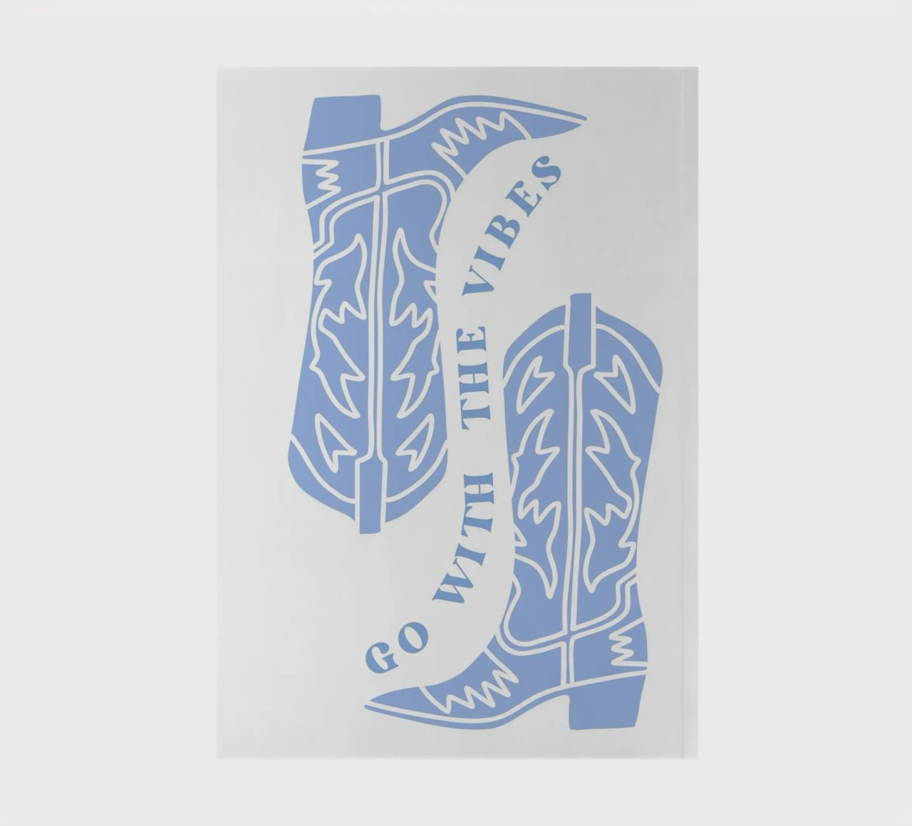 Go with the vibes notebook by pdigitalprints