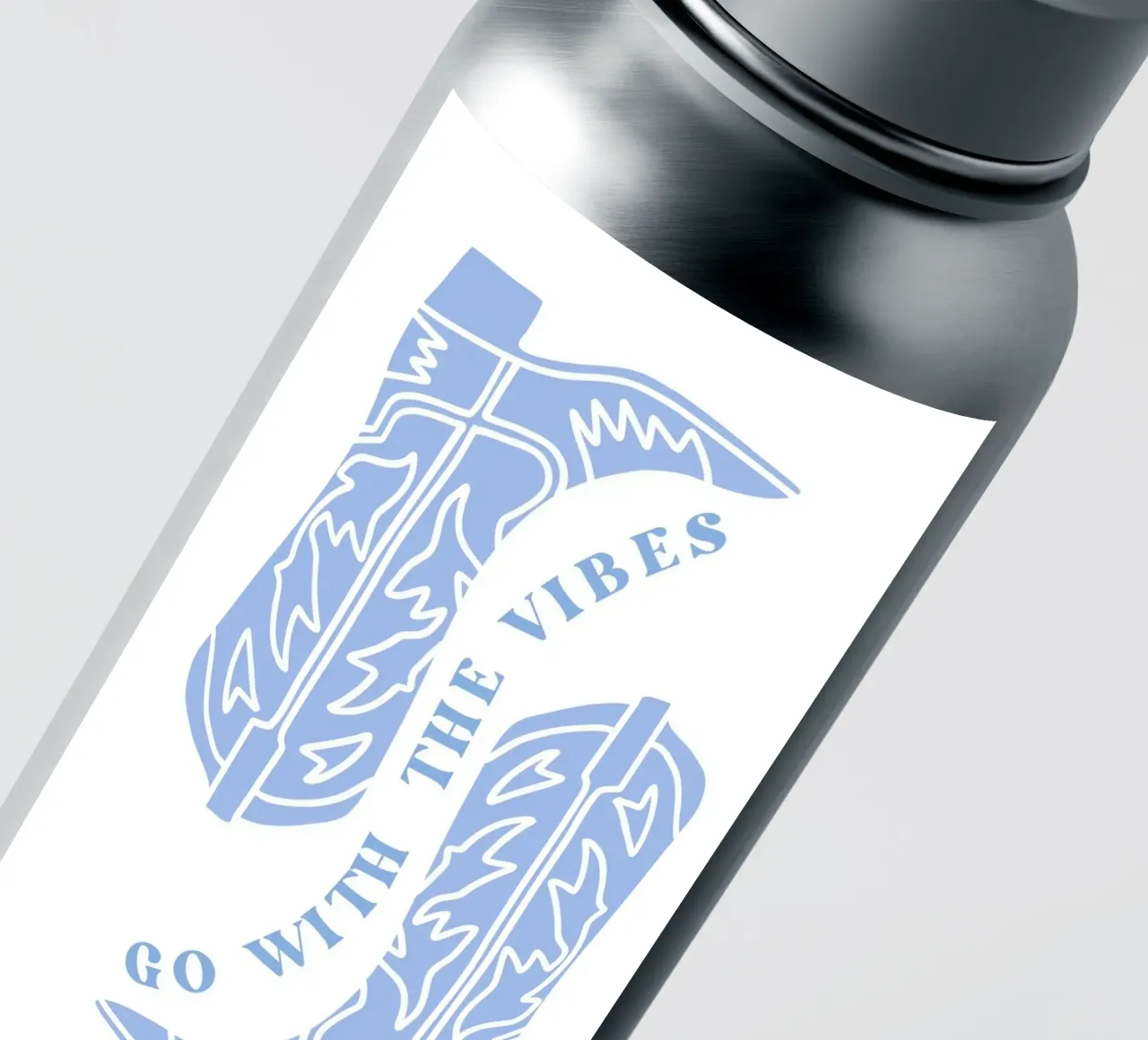 Go with the vibes sticker by pdigitalprints