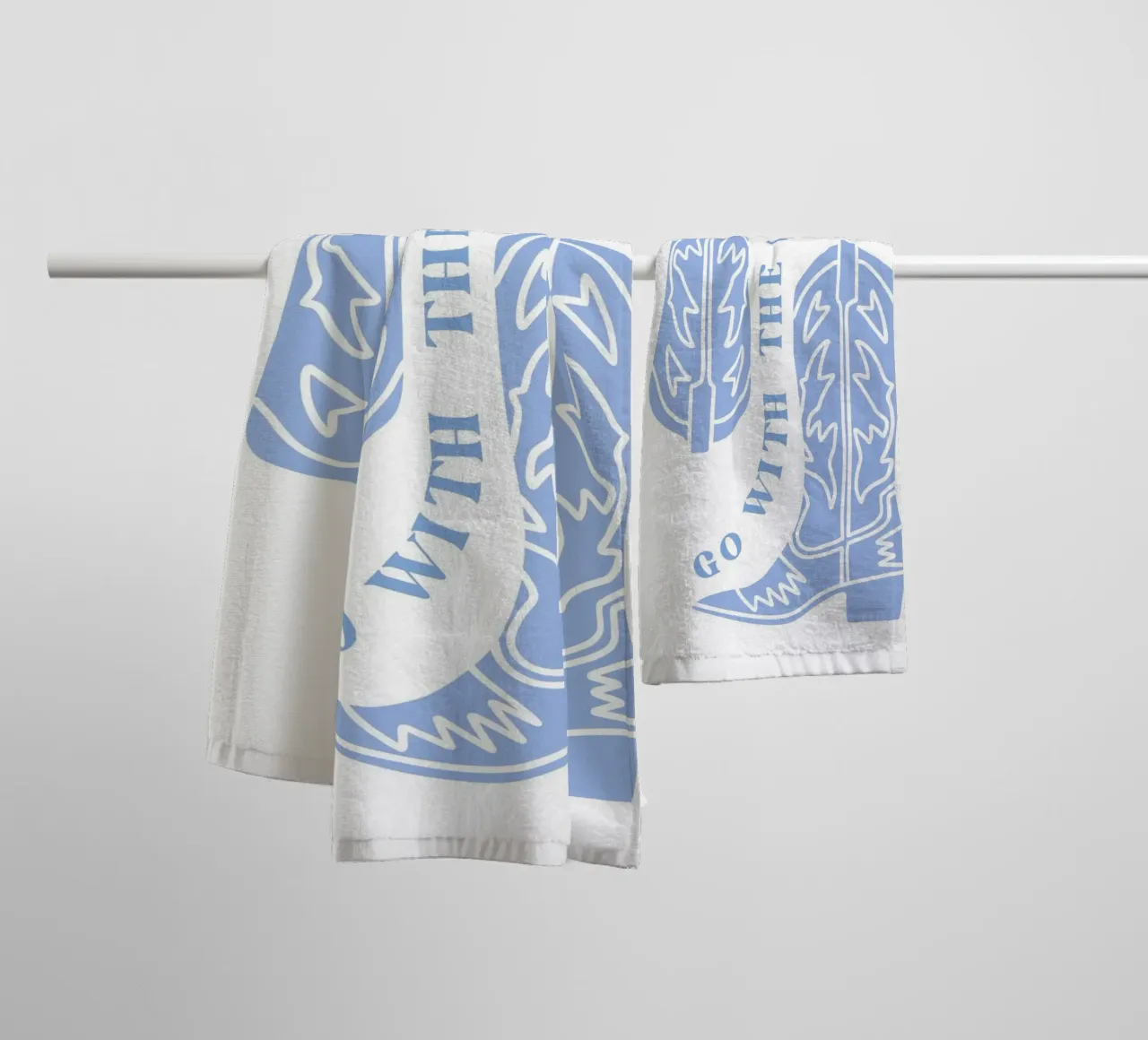 Suivre les vibrations serviette de bain de pdigitalprints