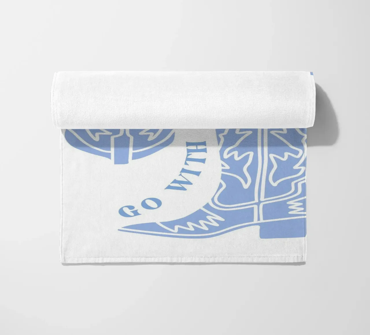 Go with the vibes beach towel by pdigitalprints