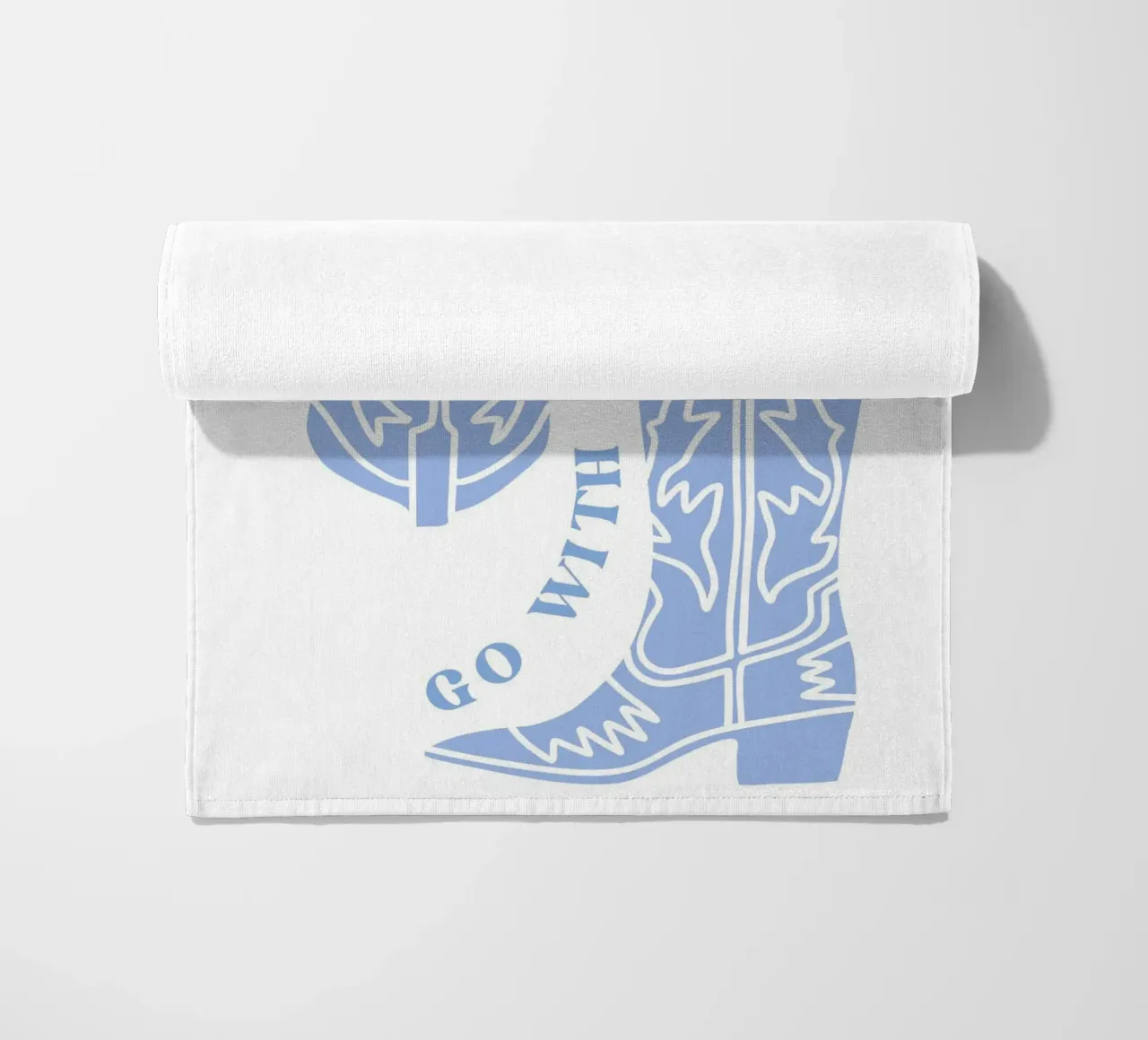 Go with the vibes beach towel by pdigitalprints