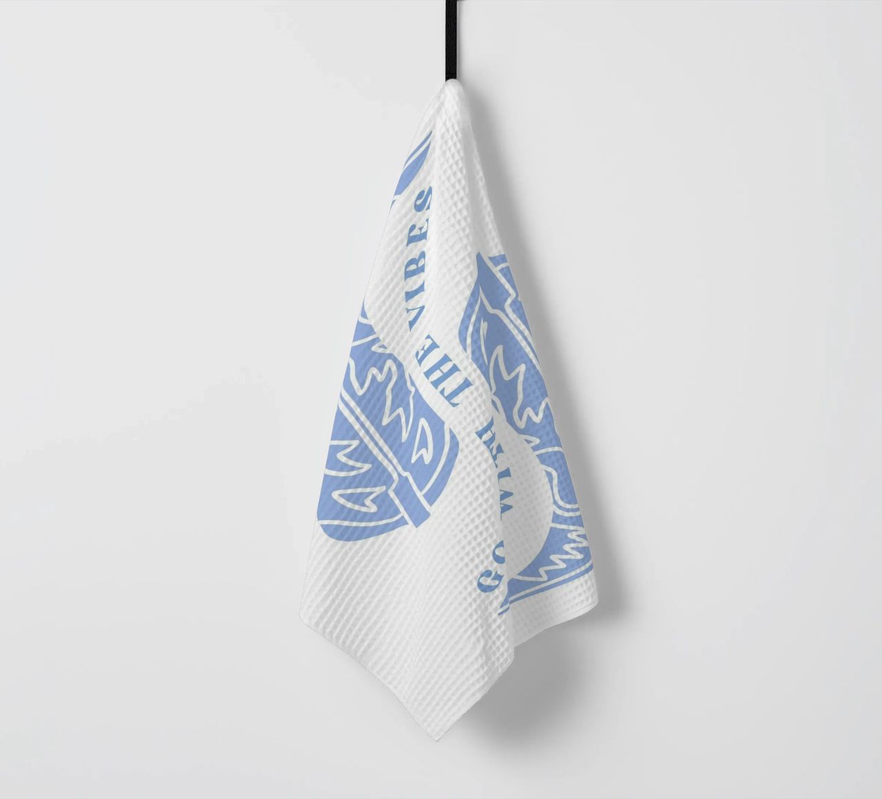 Go with the vibes tea towel by pdigitalprints