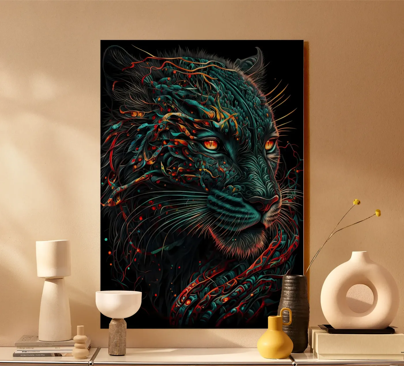 Black Tiger Cat plexiglass da Mikesell