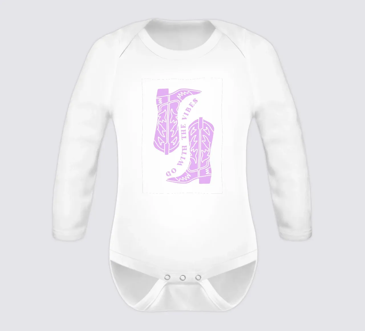 Des bottes de cow-boy pour s'adapter aux vibrations body manches longues de pdigitalprints