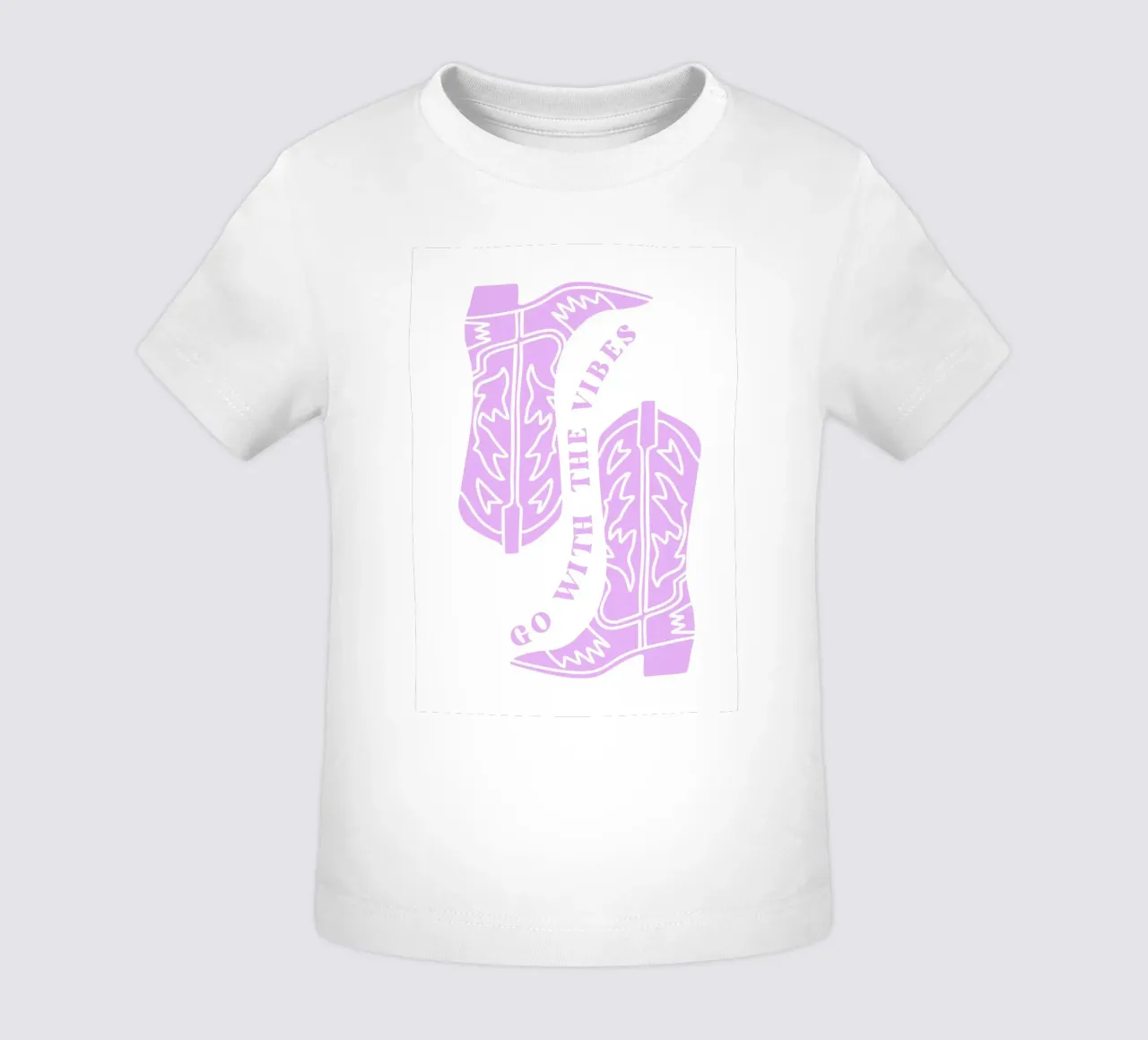 Déjate llevar, botas vaqueras camiseta de bebé de pdigitalprints