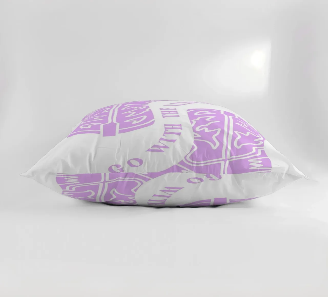 Go with the vibes, cowboy boots decorative cushion by pdigitalprints