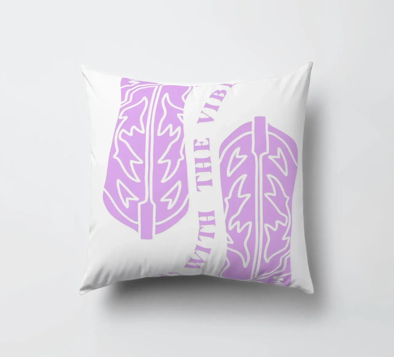 Go with the vibes, cowboy boots decorative cushion by pdigitalprints