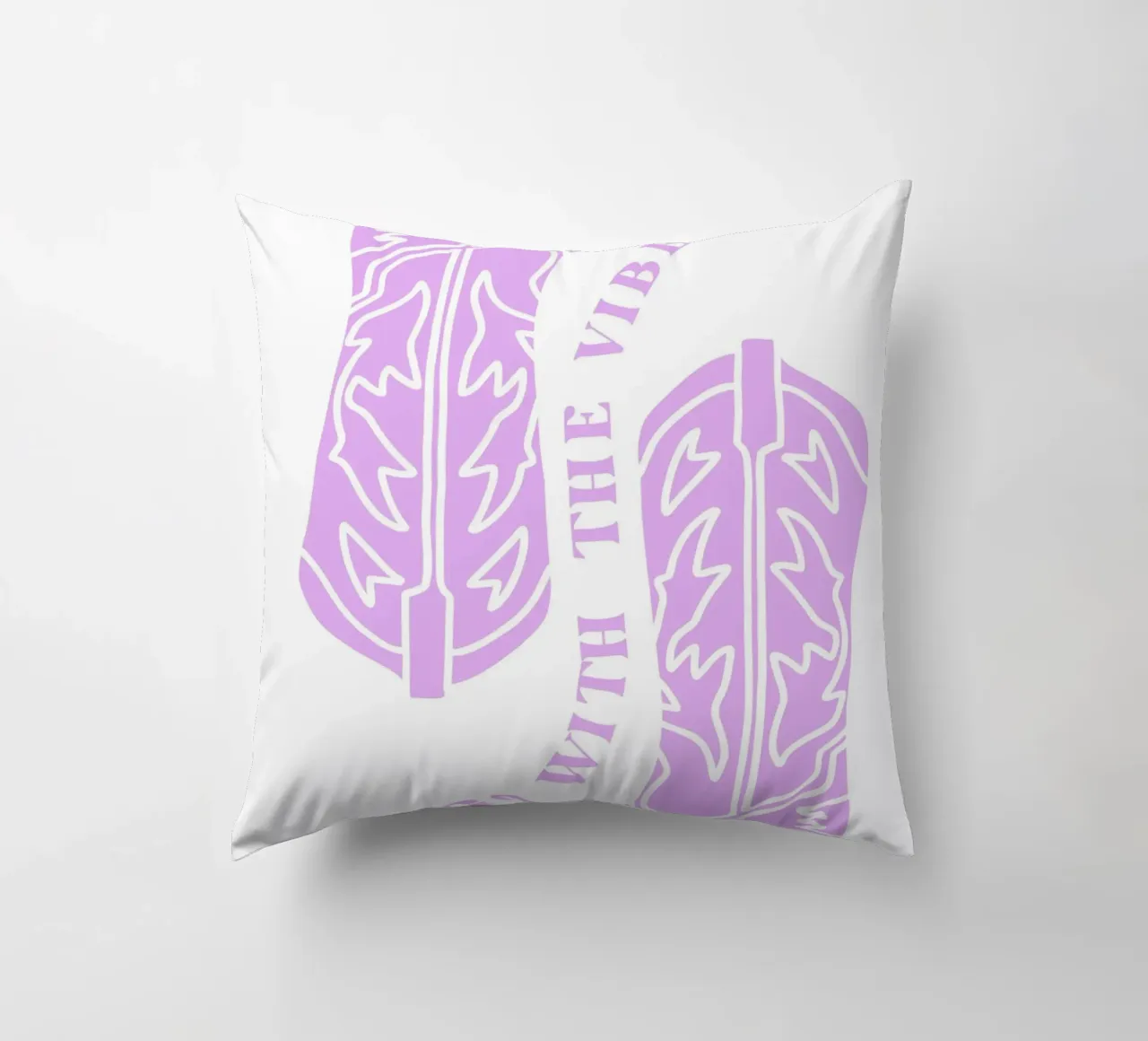 Go with the vibes, cowboy boots decorative cushion by pdigitalprints