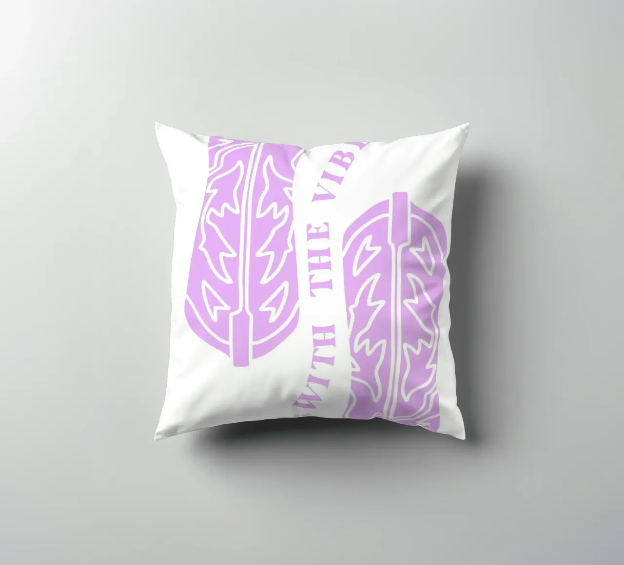 Go with the vibes, cowboy boots decorative cushion by pdigitalprints