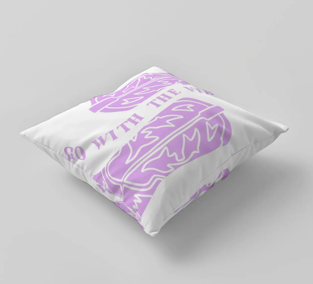 Go with the vibes, cowboy boots decorative cushion by pdigitalprints