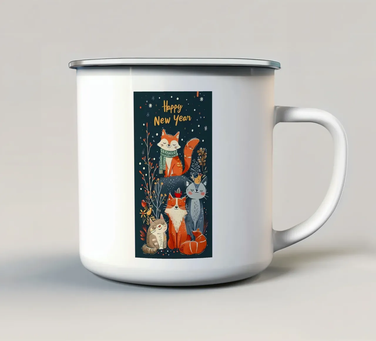 Poster minimalista 145 tazza in smalto da Kadynce