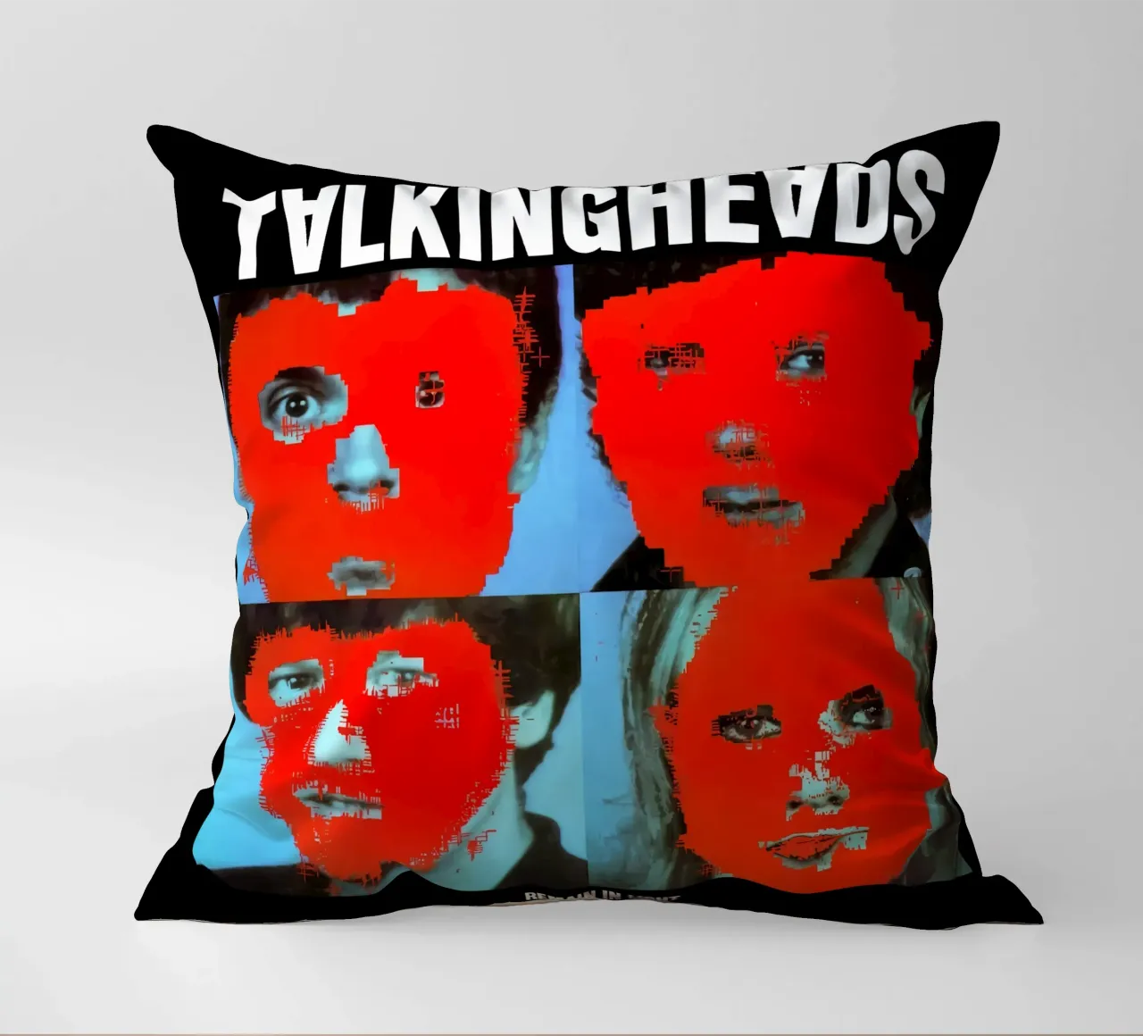 I Talking Heads restano in luce cuscino da Jason Lavelle
