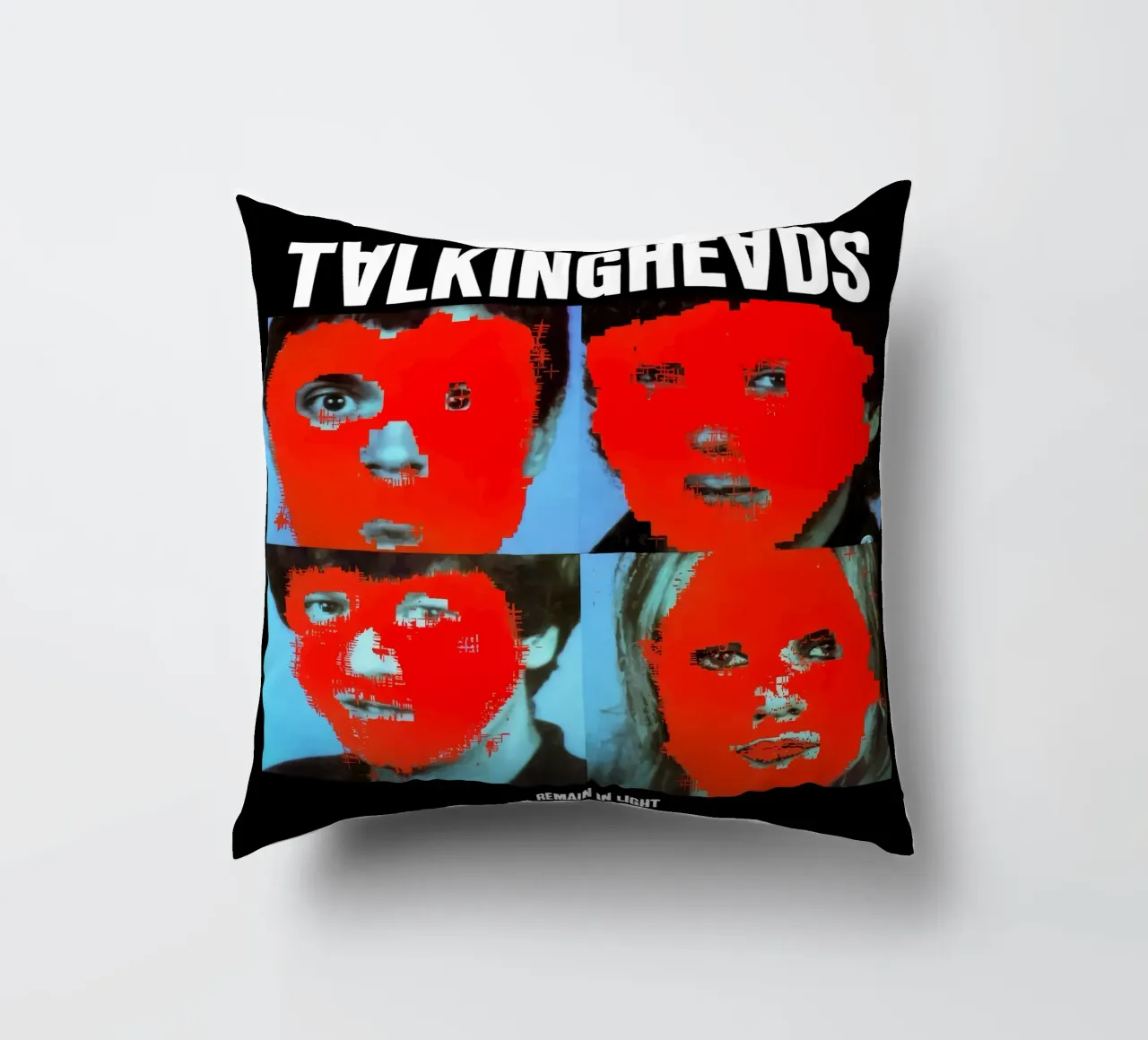 I Talking Heads restano in luce cuscino da Jason Lavelle