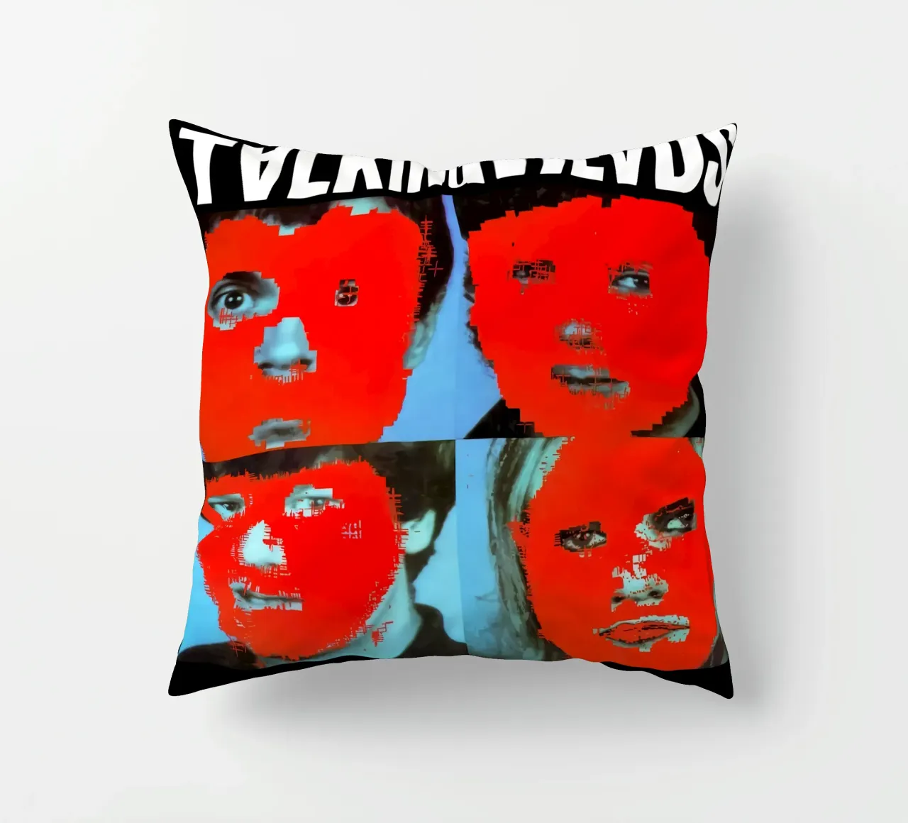 I Talking Heads restano in luce cuscino da Jason Lavelle