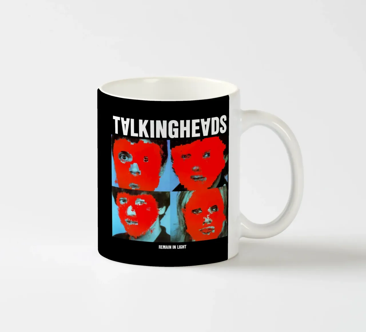 I Talking Heads restano in luce tazza in ceramica da Jason Lavelle