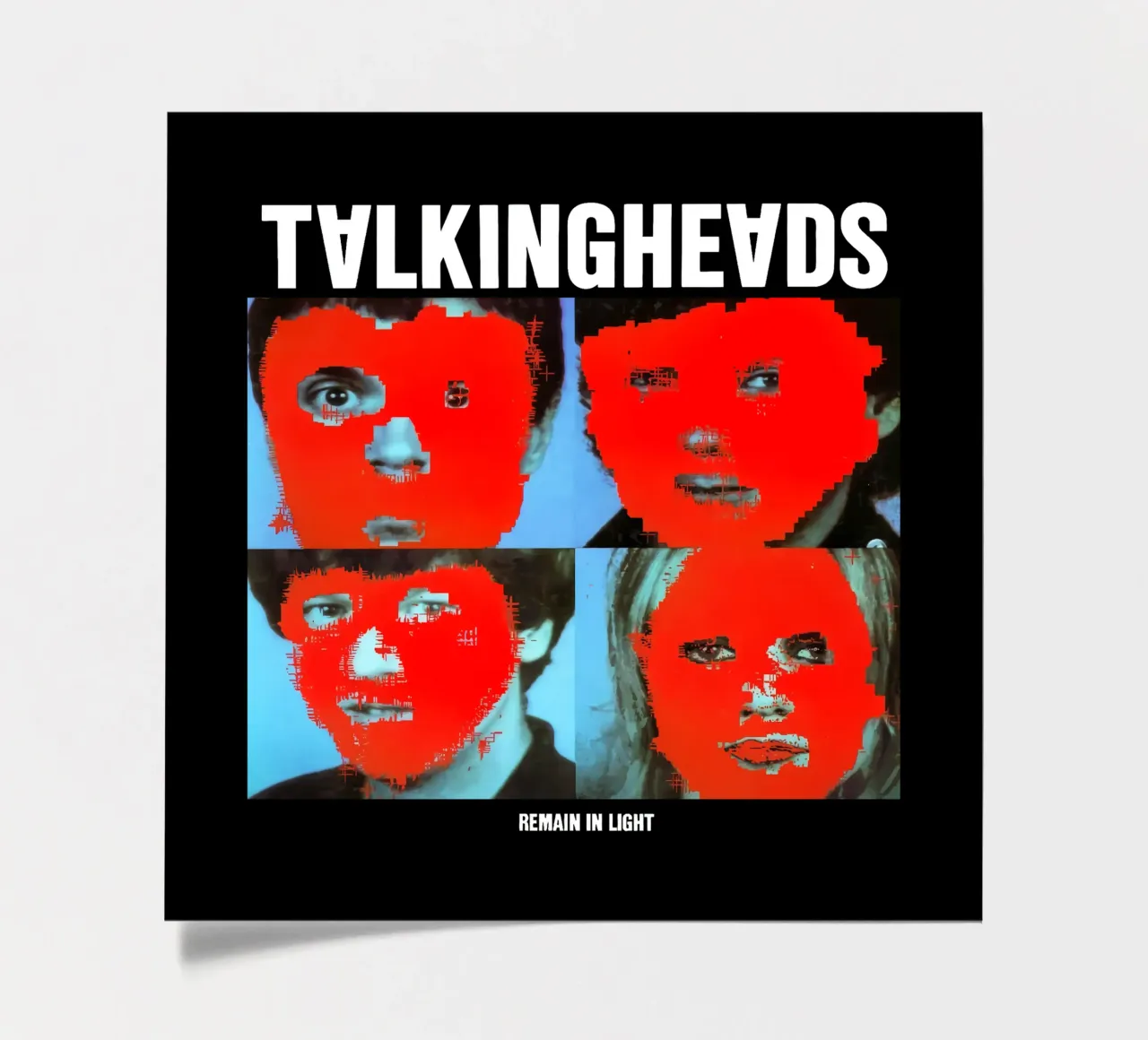 I Talking Heads restano in luce foglio adesivo da Jason Lavelle