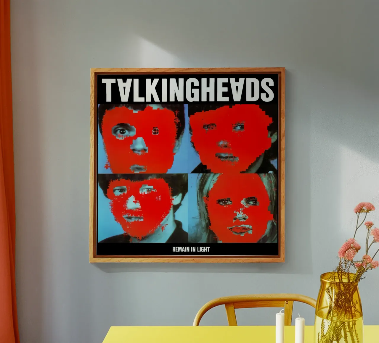 I Talking Heads restano in luce plexiglass da Jason Lavelle