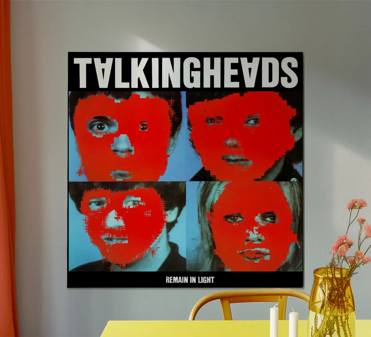 I Talking Heads restano in luce poster da Jason Lavelle