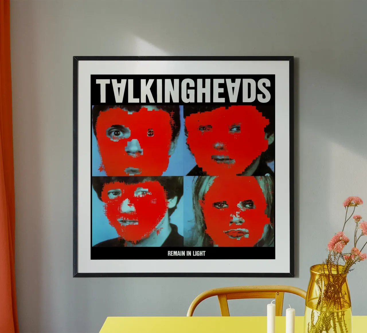 I Talking Heads restano in luce poster da Jason Lavelle