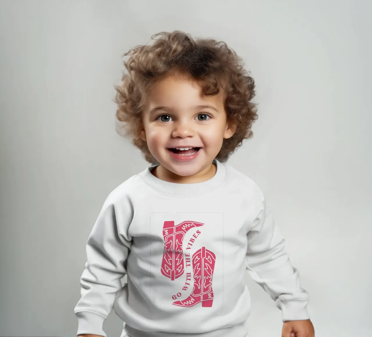 Déjate llevar, botas vaqueras sudadera de bebé de pdigitalprints