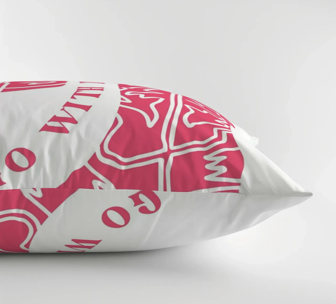 Go with the vibes, cowboy boots decorative cushion by pdigitalprints