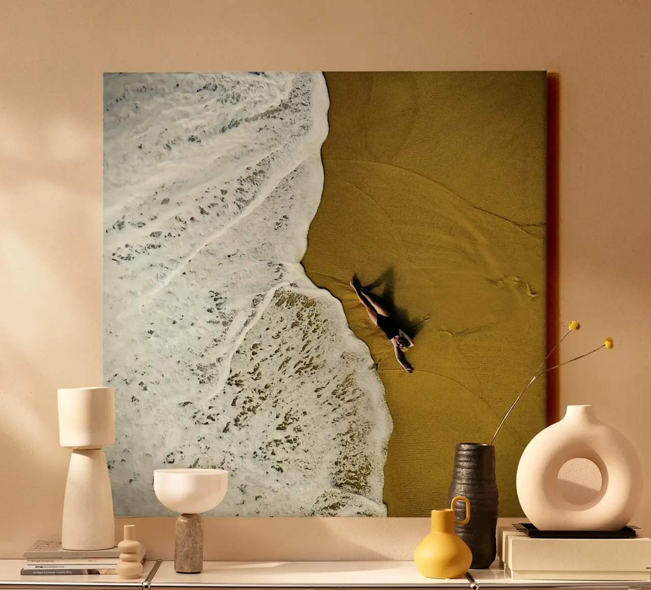 Dichterbij canvas met Baklijst van Ambra