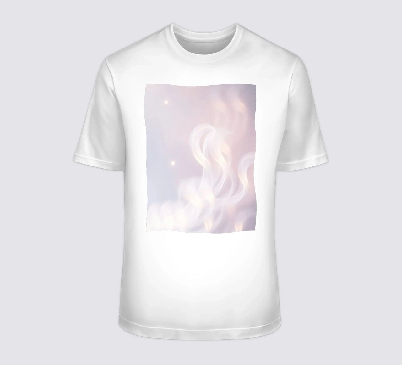 Soft abstract background with wispy textures gentle color t-shirt by DesignDoodle