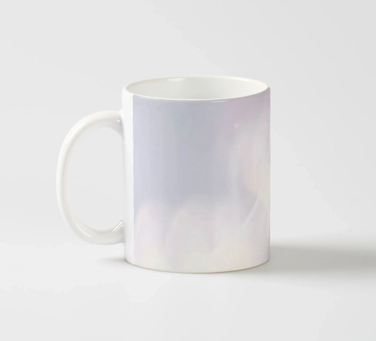 Soft abstract background with wispy textures gentle color ceramic mug by DesignDoodle