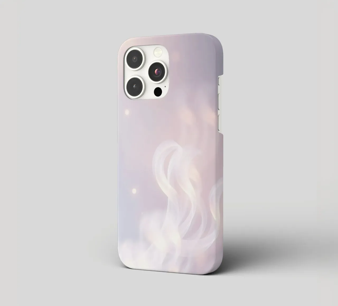 Soft abstract background with wispy textures gentle color iphone case by DesignDoodle