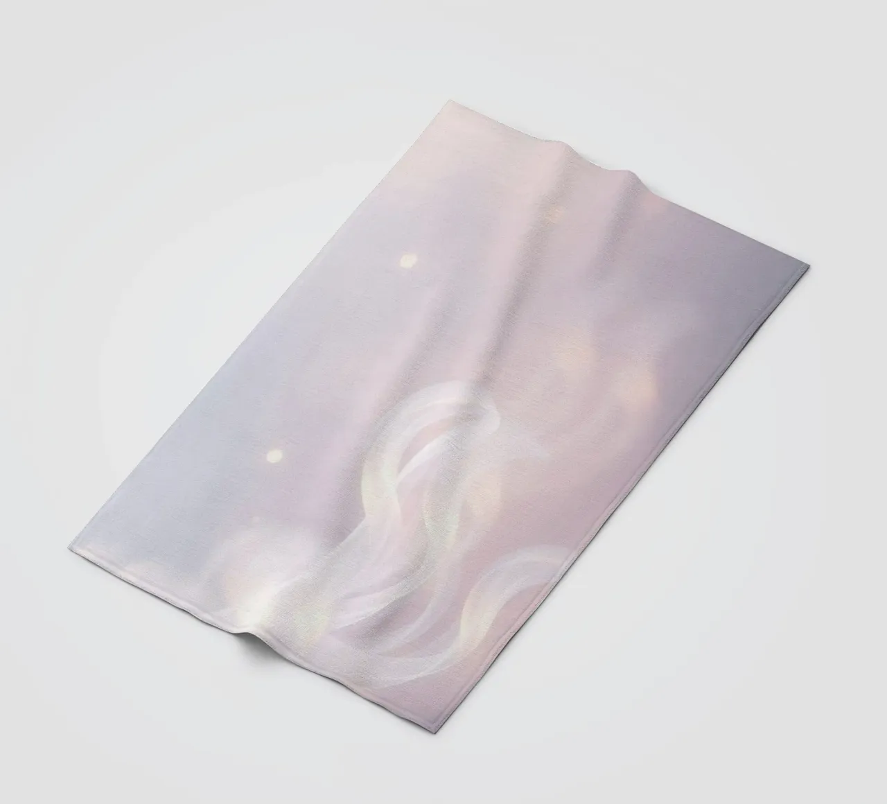 Soft abstract background with wispy textures gentle color fleece blanket by DesignDoodle
