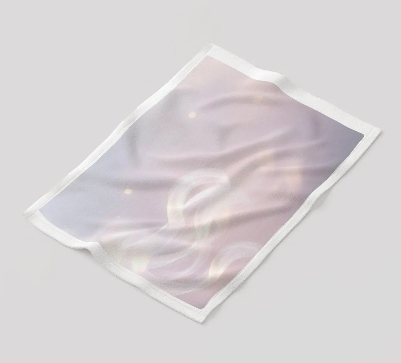 Soft abstract background with wispy textures gentle color fleece blanket by DesignDoodle