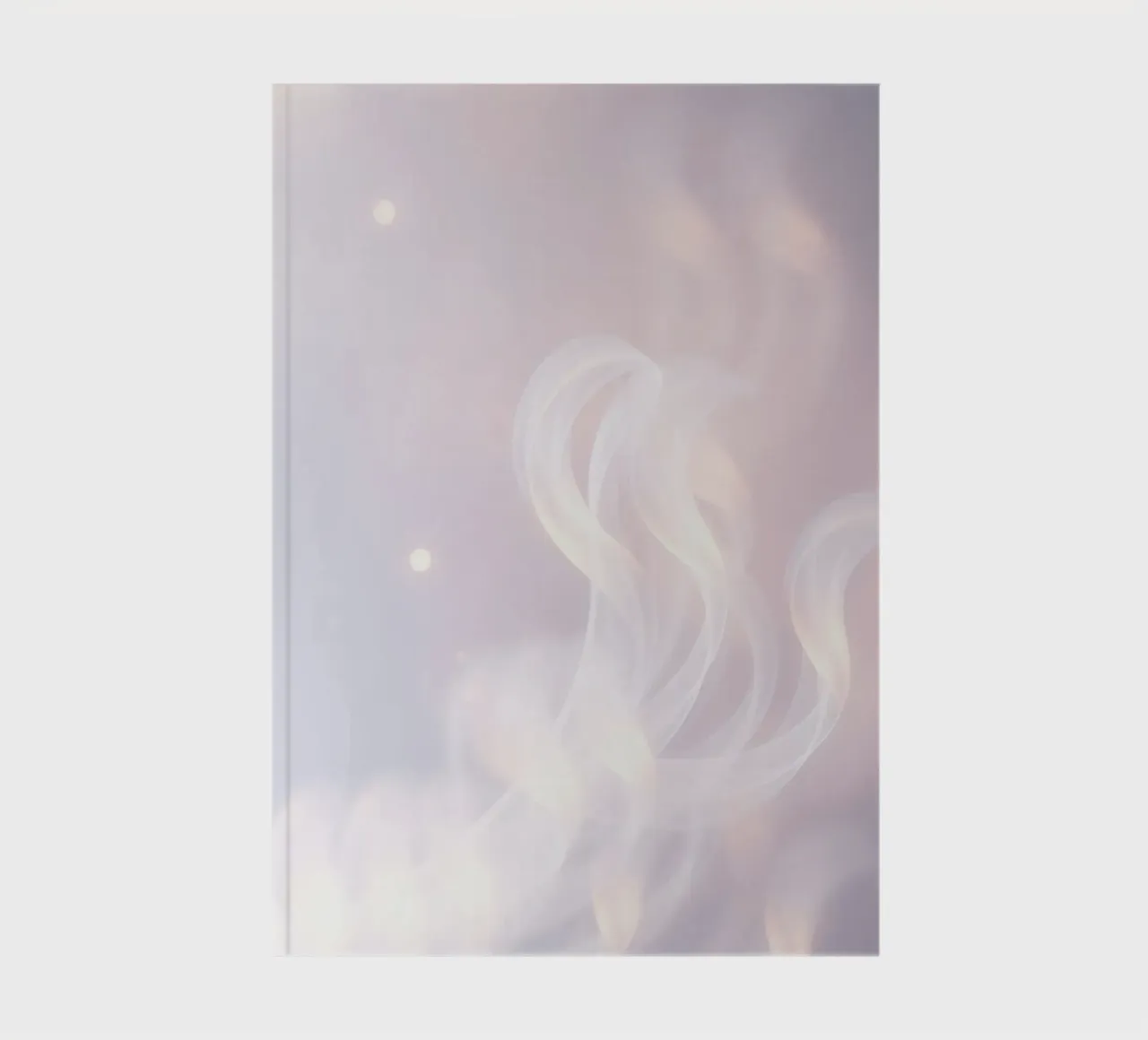 Soft abstract background with wispy textures gentle color notebook by DesignDoodle