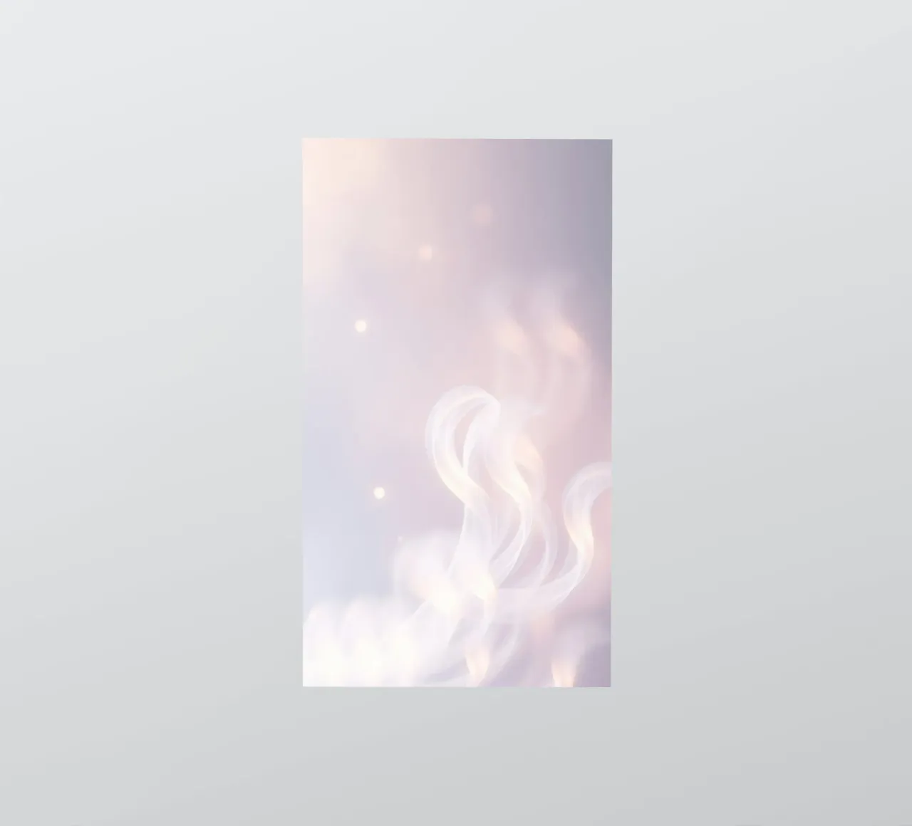 Soft abstract background with wispy textures gentle color sticker by DesignDoodle