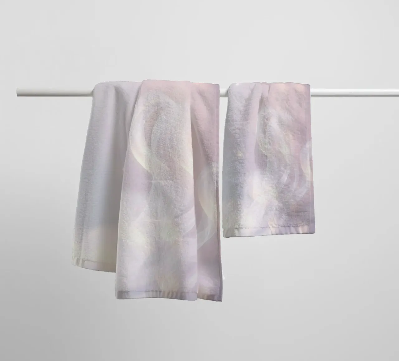 Soft abstract background with wispy textures gentle color towel by DesignDoodle