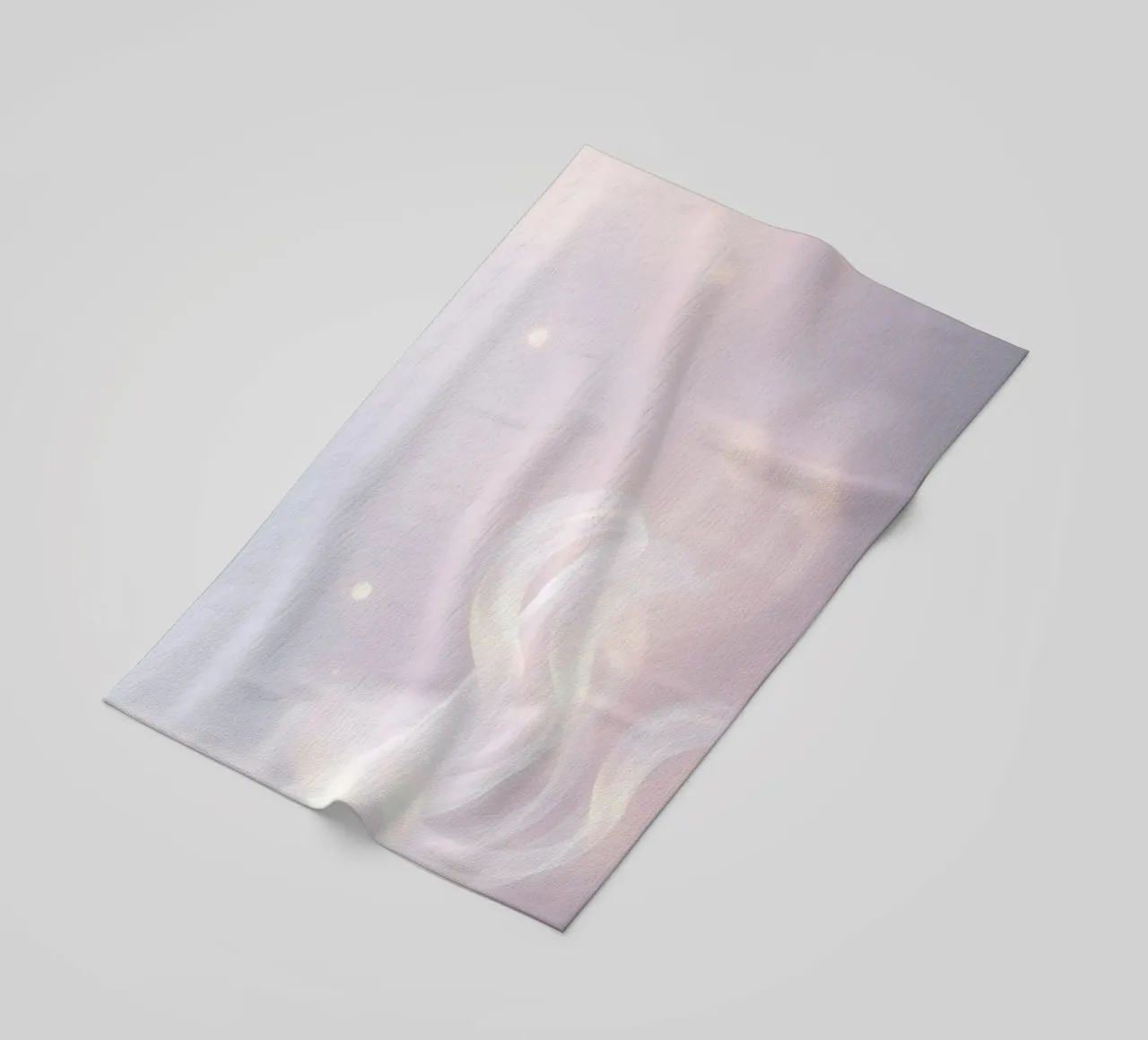 Soft abstract background with wispy textures gentle color beach towel by DesignDoodle