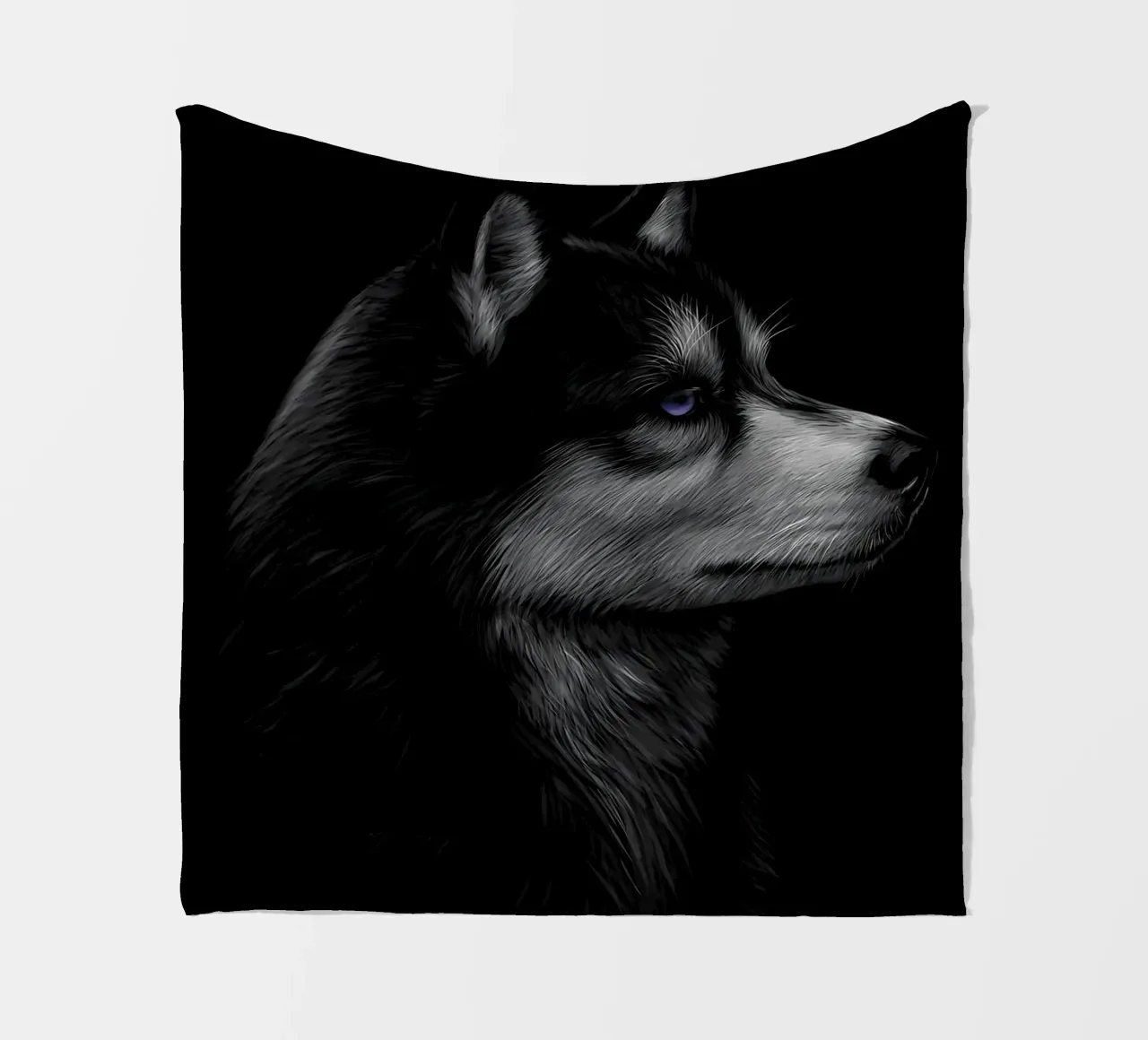Husky siberiano coperta in pile da Delaplane