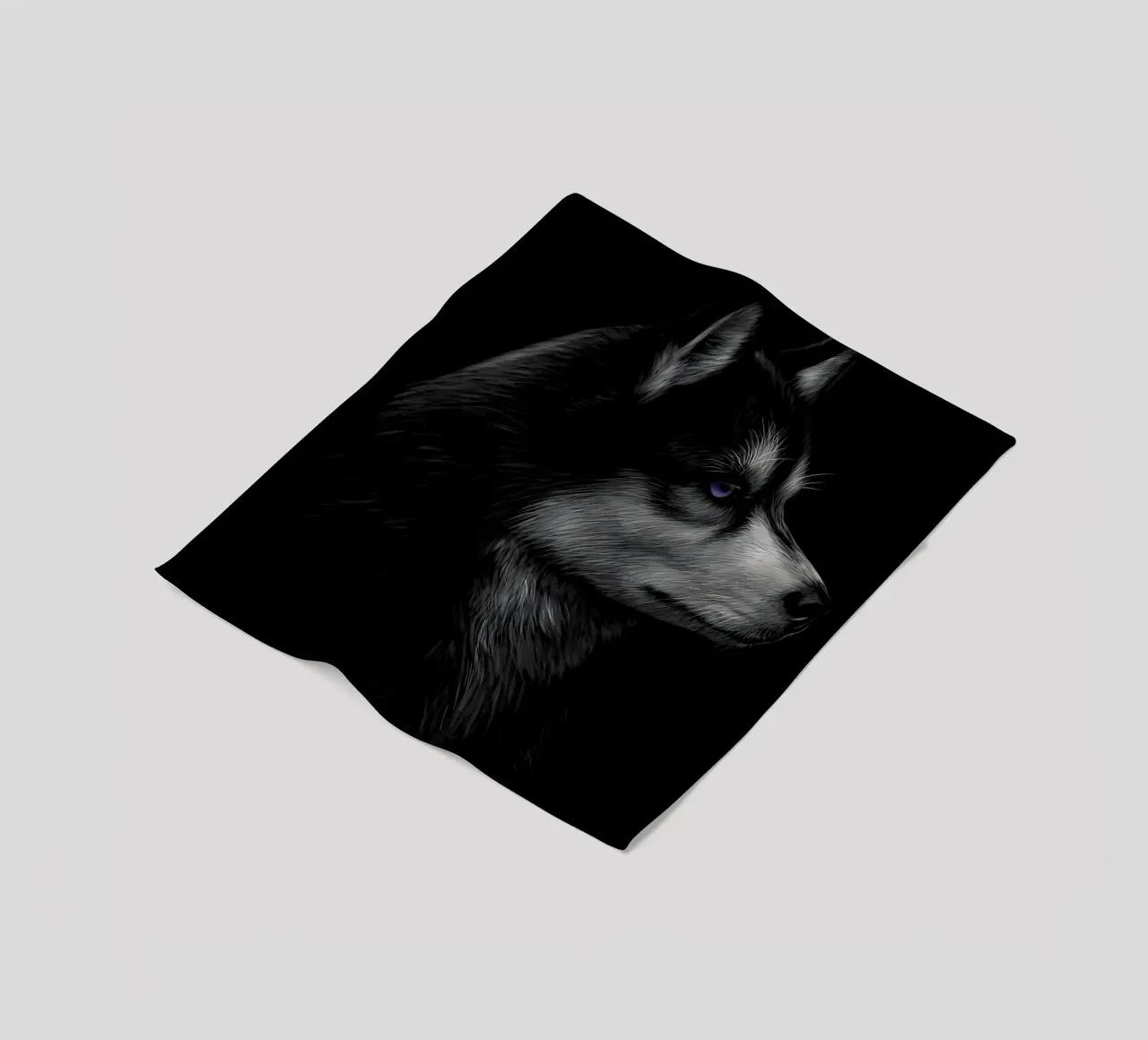 Husky siberiano coperta in pile da Delaplane