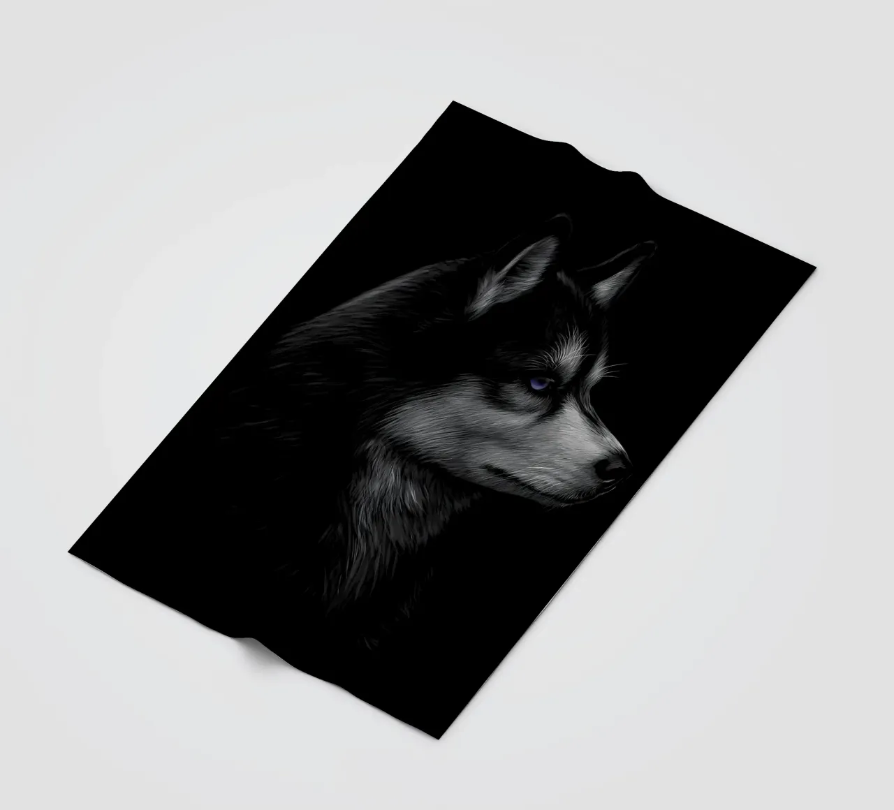 Husky siberiano coperta in pile da Delaplane
