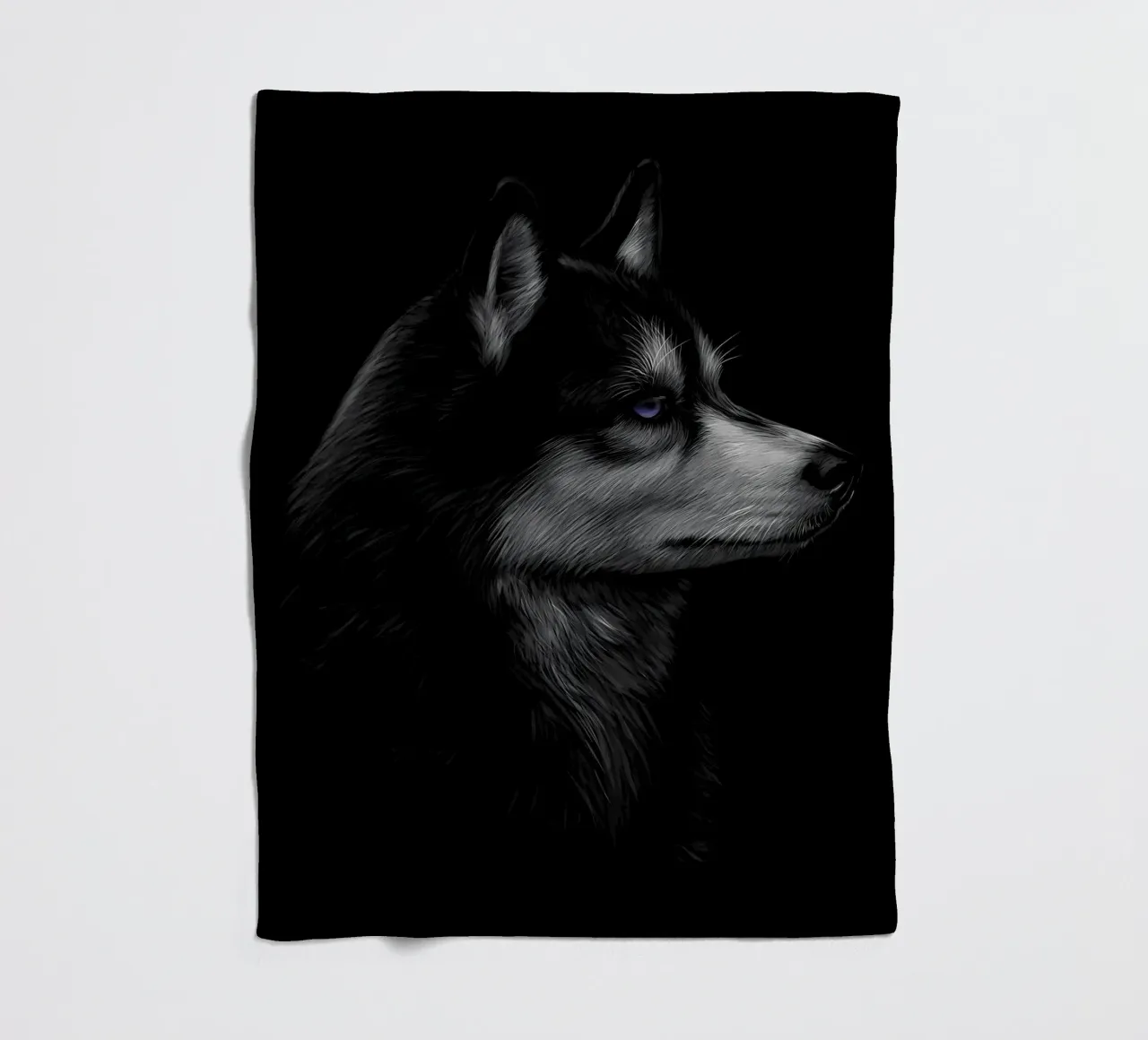 Husky siberiano coperta in pile da Delaplane
