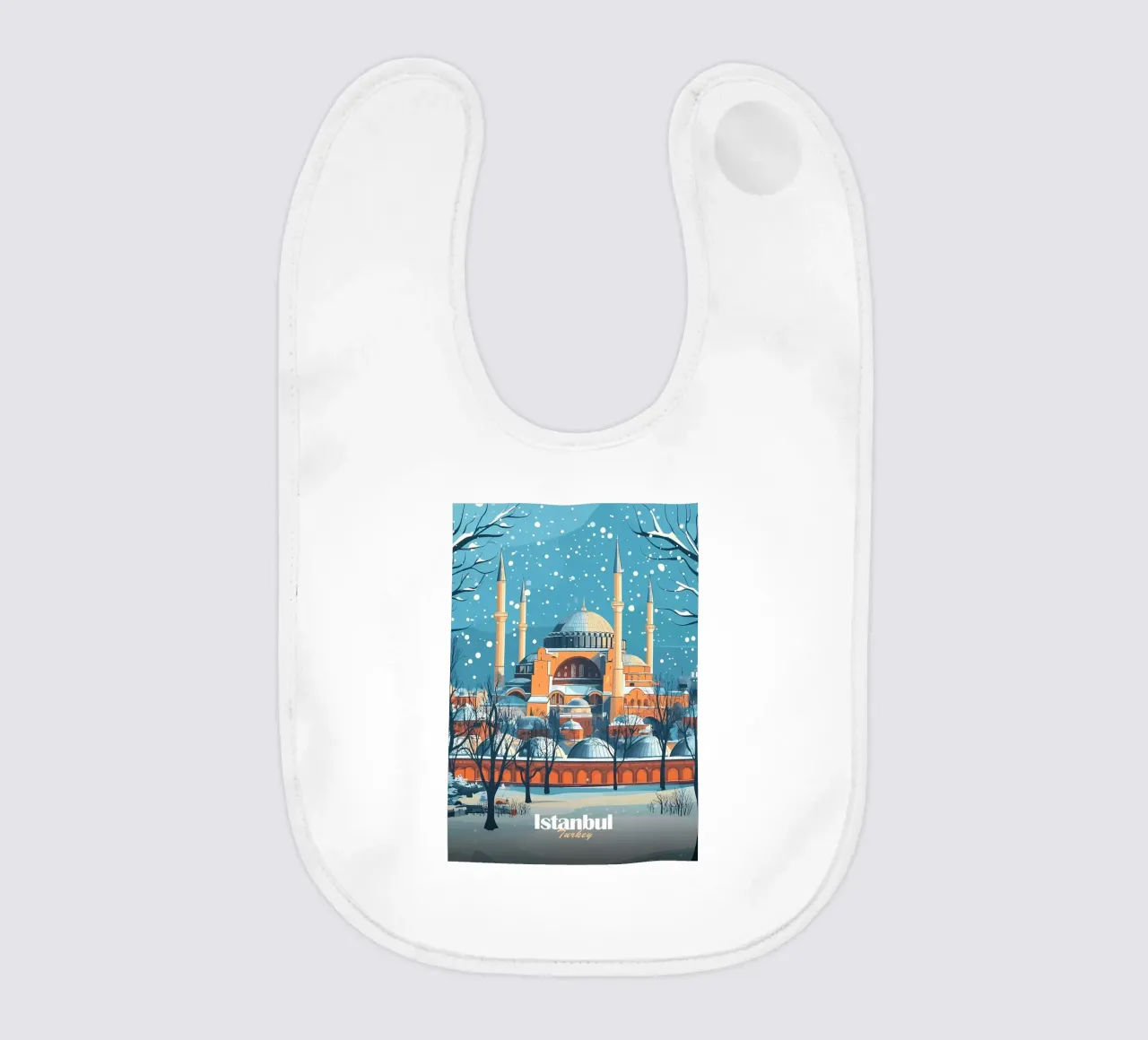 Moschea di Istanbul in inverno bavaglino da Ginnery