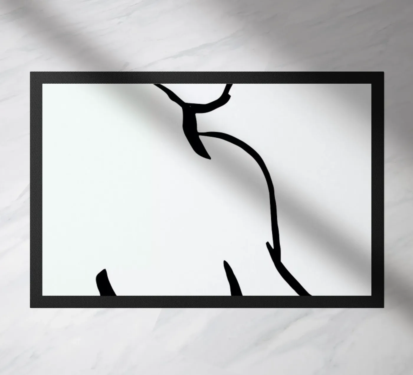 Bust doormat by Ninhol