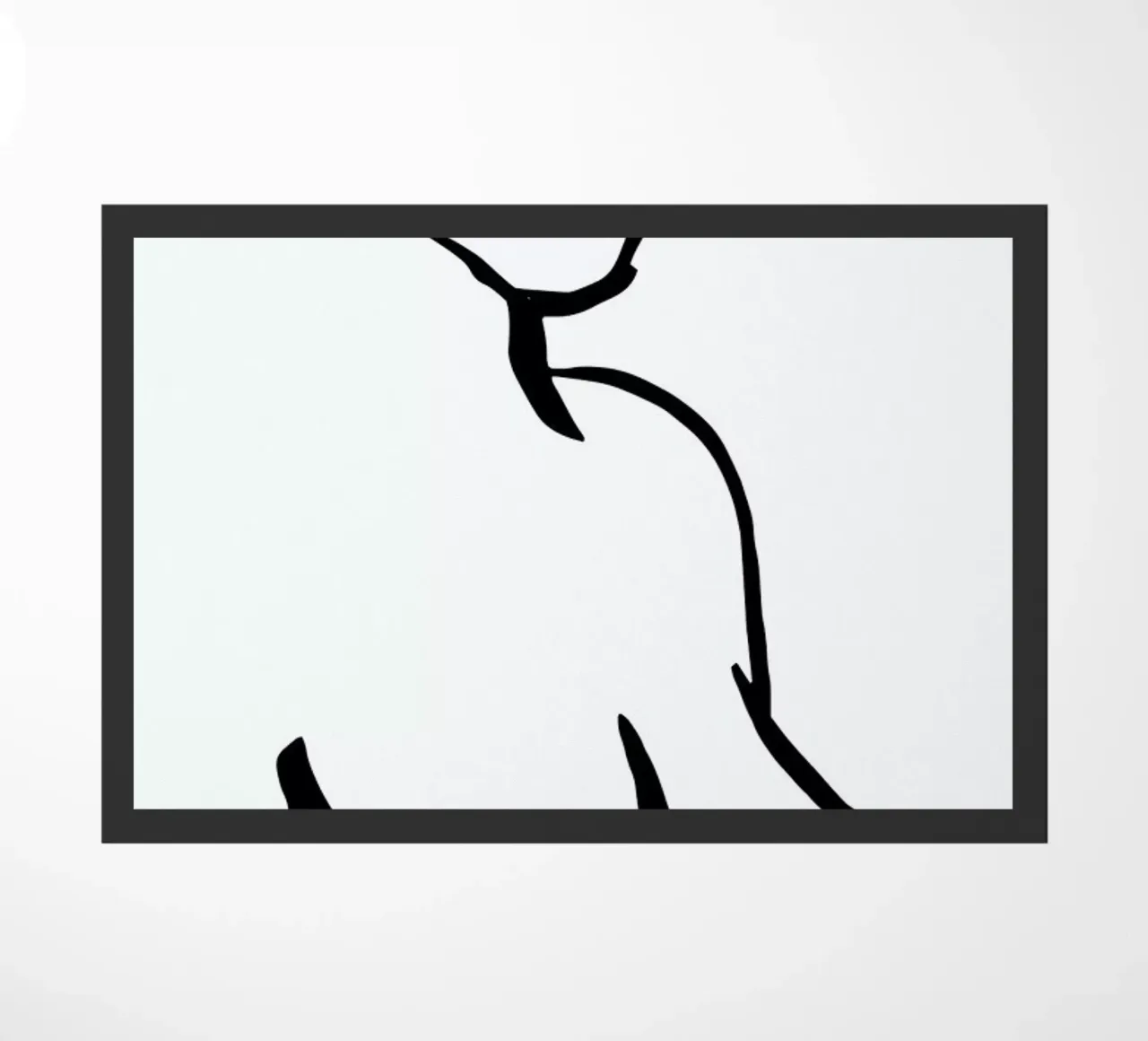 Bust doormat by Ninhol