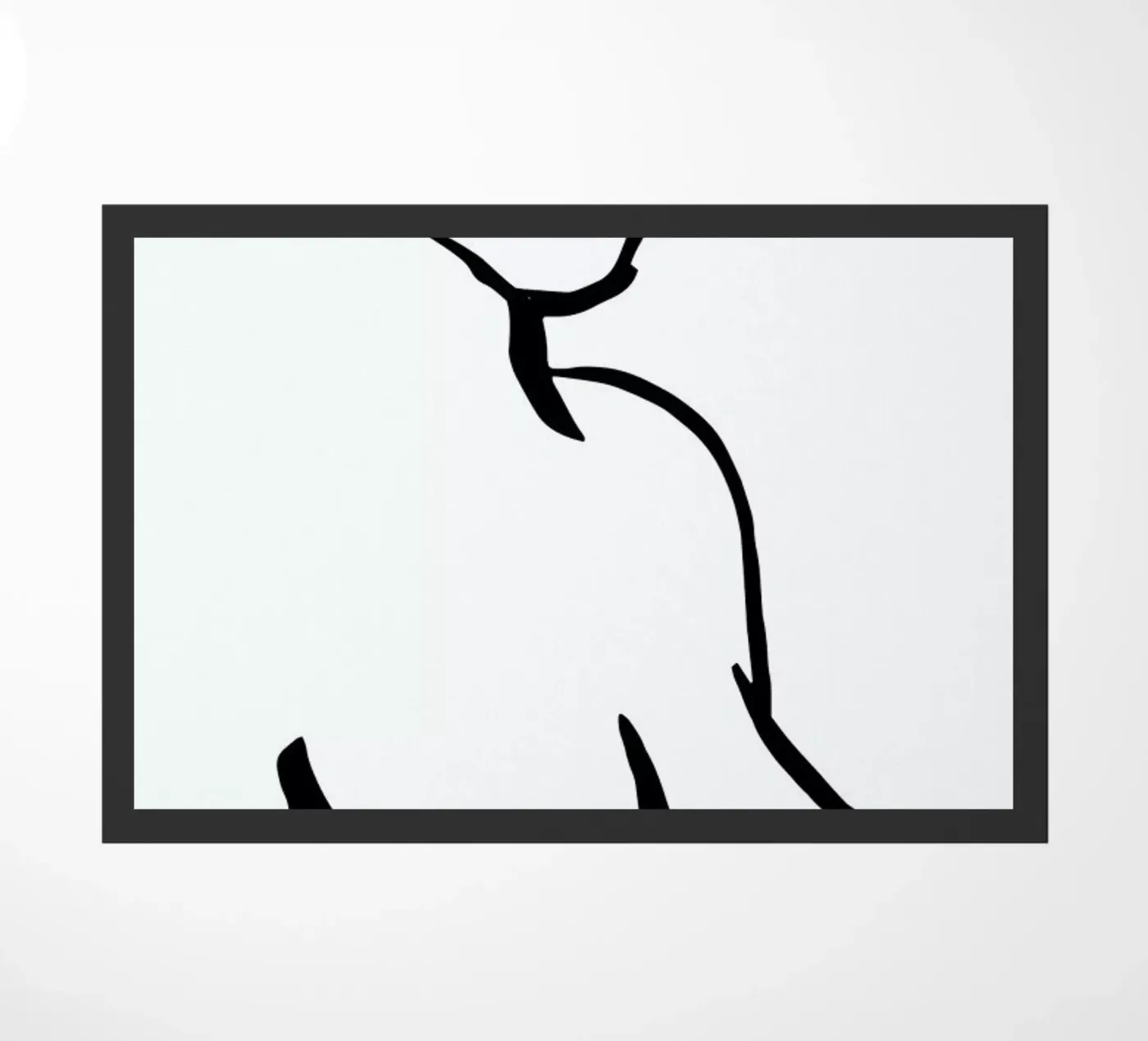 Bust doormat by Ninhol