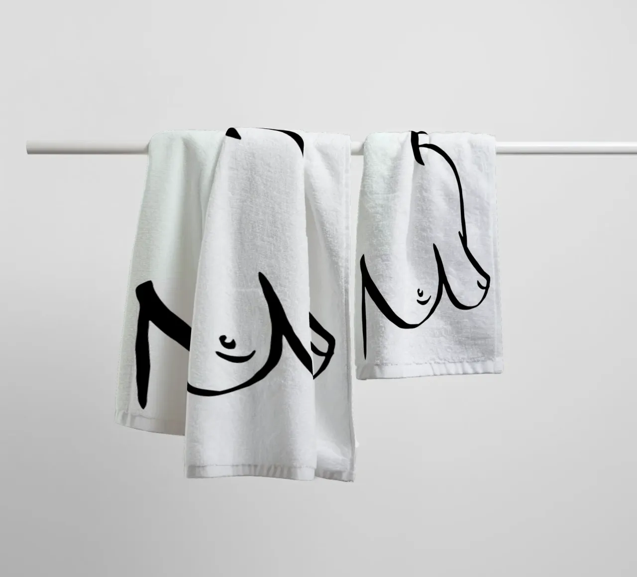 Bust towel by Ninhol