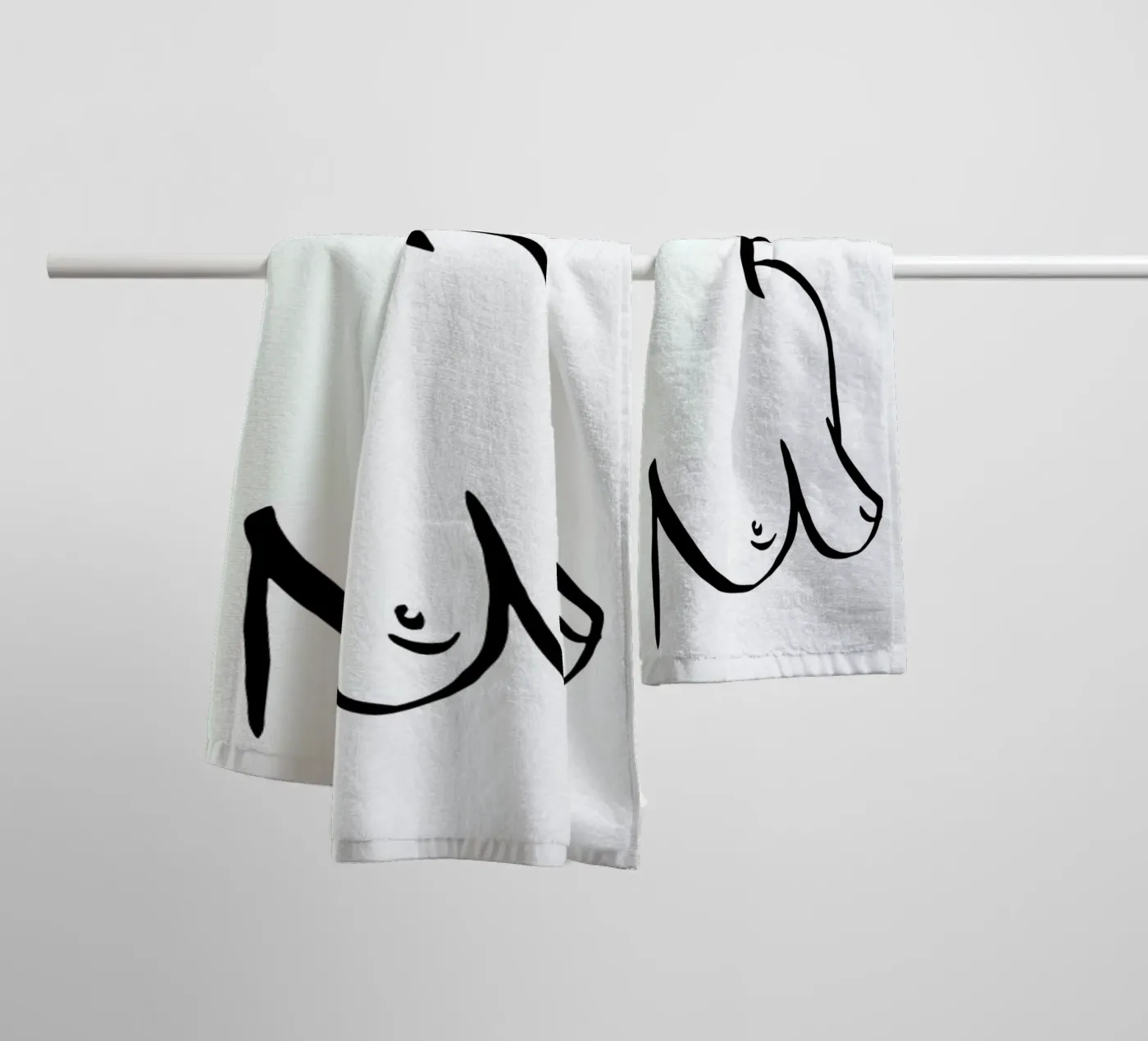 Bust towel by Ninhol