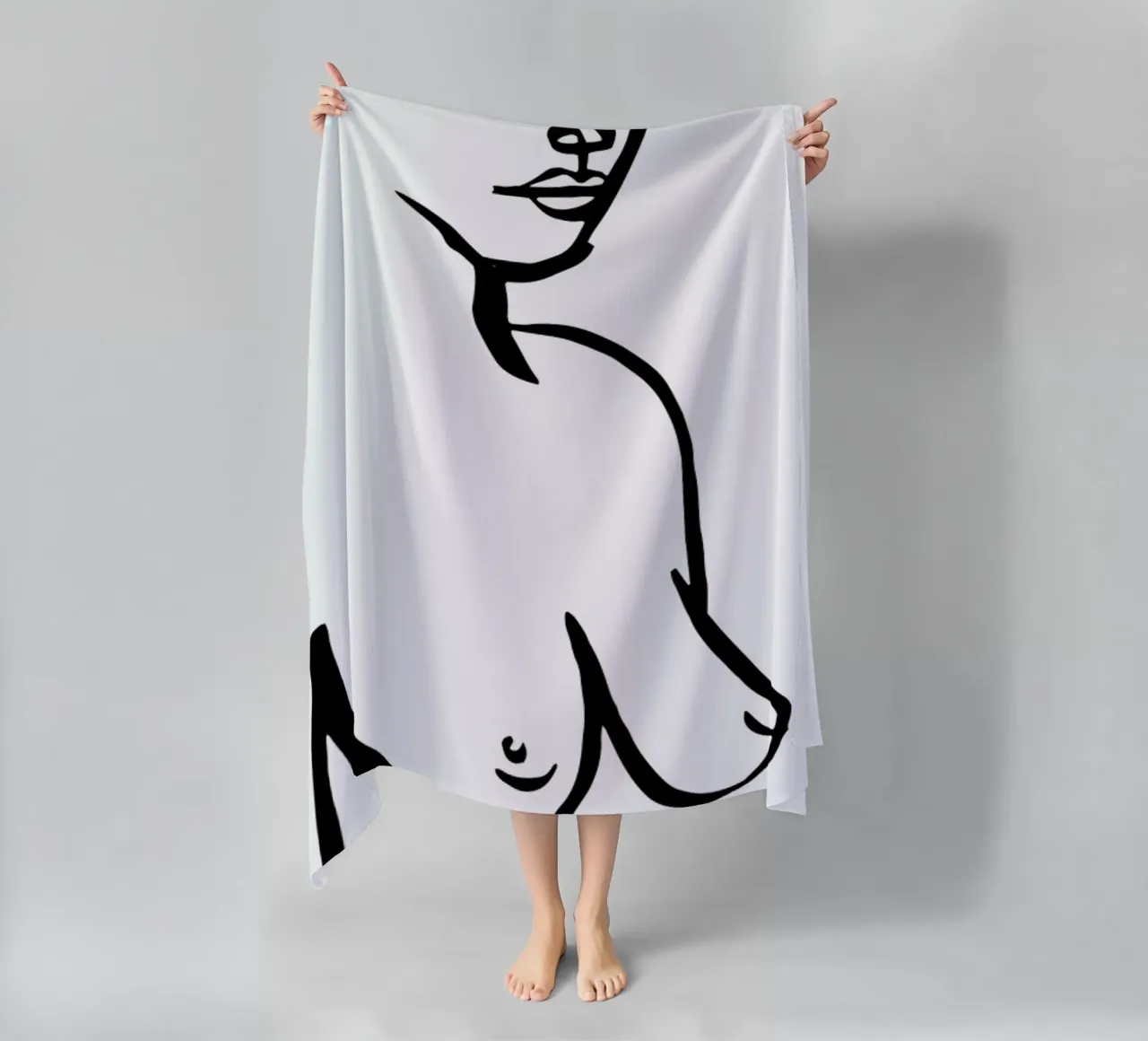 Bust Strandtuch von Ninhol